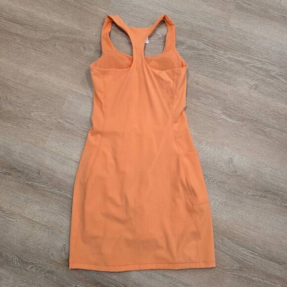 Sweaty Betty London Power Workout Dress Women's 4 Orange Racerback Sleeveless - Picture 7 of 8